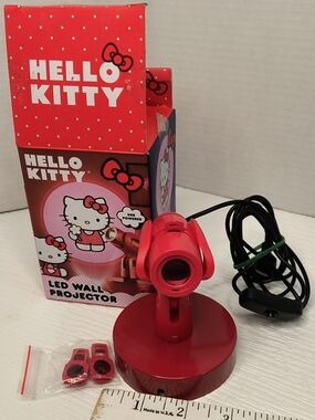 Hello Kitty Red Pink LED Wall Projector